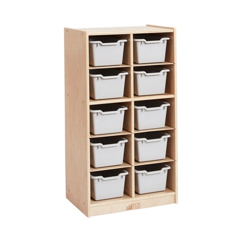 Ecr4kids 8-compartment Mobile Backpack Storage Cabinet, Classroom  Furniture, Natural : Target