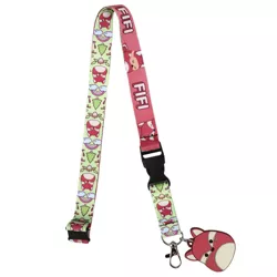 Squishmallows Fifi the Fox Lanyard with Charm
