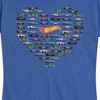 Women's - Hot Wheels - Valentine's Hot Wheels Heart Short Sleeve Graphic T-Shirt - 2 of 4
