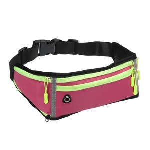 Unique Bargains Slim Waterproof Breathable Adjustable Running Waist Packs - 1 of 4
