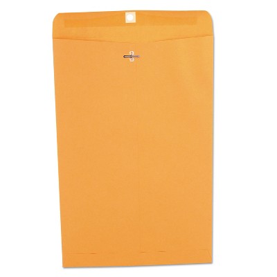UNIVERSAL Kraft Clasp Envelope Center Seam 28lb 10 x 15 Brown Kraft 100/Box 35268