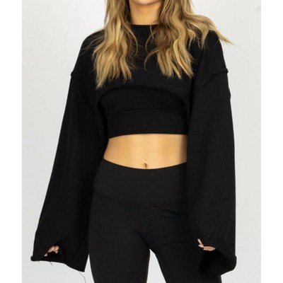 Women's LAYERED TANK AND WIDE ARM PULLOVER - DESSIN STUDIO