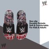 WWE Mens Championship Belt Slides - John Cena, Roman Reigns, Seth Rollins World Wrestling Champion Belt Slip On Slide Sandals - 2 of 4