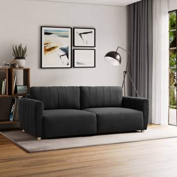 Serta Aurora Convertible Sofa Light Graywoven : Target