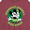 Women's - Disney - Shamrock Wishes Irish Kisses Graphic Racerback Tank - 2 of 4