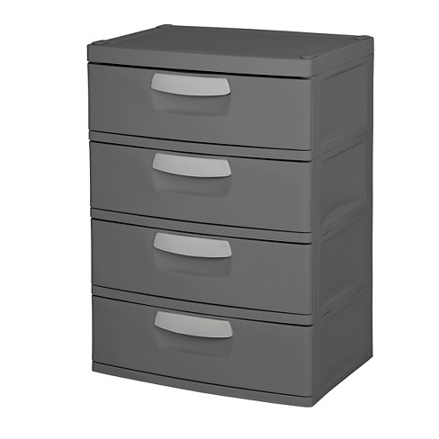 Sterilite 4 Drawer Garage And Utility Storage Unit Gray Target