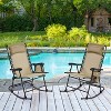 Yaheetech 2pcs 26in Foldable Outdoor Patio Lounge Camping Chair - 2 of 4