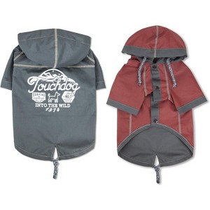 Touchdog 'Cloudburst' Waterproof Reversible Dog Raincoat - 1 of 1