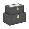 Cheung's Canter Isle Linen Box Set - Dark Gray - 4 of 4