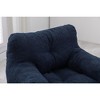 Soft Teddy Fabric Tufted Foam Bean Bag Chair - 4 of 4