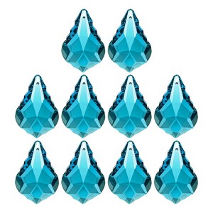 Unique Bargains Hanging Ornament DIY Craft K9 Crystal Pendant Teardrop Beads 10 Pcs - 1 of 4