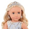 Our Generation Ellory with Tiara & Floral Gown Outfit 18" Fashion Doll - 2 of 4