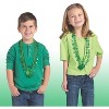 4E's Novelty St. Patrick's Day Beads Necklace Bulk (72 Pack) - Green Shamrock Beads with Shot Glass Assortment, 33" 8mm, Party Favors for Kids - 2 of 4
