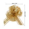 Unique Bargains Matte Bows for Gift Wrapping Christmas Decorative 47.24"x1.97" 3Pcs - 2 of 4