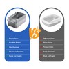 Stainless Steel Cat Litter Box with Lid, Large Litter Box for Big Cats Non-Stick Stainless Steel Cat Boxes with Double Layer Litter Mat and Scoop - 4 of 4