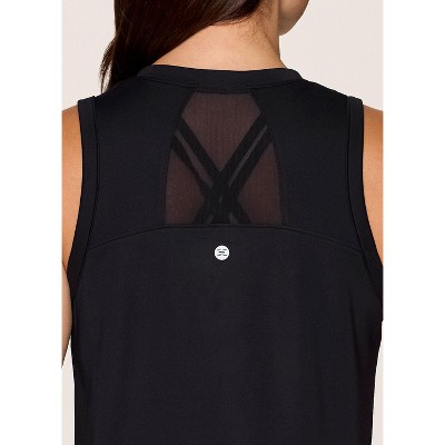 RBX Active Women's Breathable Quick Drying Regular Length Everyday Workout Tank Top with Mesh Insets - image 3