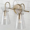 Capital Lighting Mila 2 - Light Vanity in  Aged Brass - 4 of 4