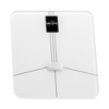 Etekcity HR Smart Fitness Scale White: Digital Glass BMI, Body Water, Bone Mass & Heart Rate Monitor - 3 of 4