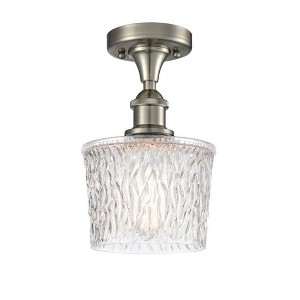 Niagra - 1 Light Semi-Flush Mount In Industrial Style-11 Inches Tall and 6.5 Inches Wide - 1 of 1