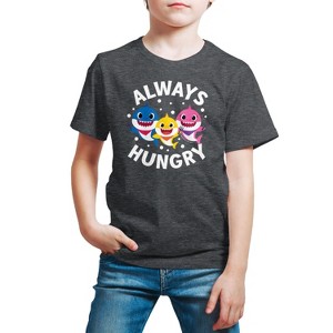 Boys' - Baby Shark - Always Hungry Short Sleeve Graphic T-Shirt - 1 of 4