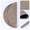 REGALWOVEN Faux Leather Washable Wipeable Heat Resistan Placemats 6 Pcs - 2 of 4