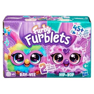 Furby Furblets 2-Pack Ray-Vee & Hip-Bop Mini Electronic Plush Toy - 1 of 4