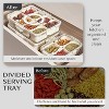 Attop Snackle Box Container,Portable Snack Box 8 Compartment Divided Serving Tray with Lid and Handle - 3 of 4