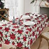 Avanti Linens Poinsettia 60" x 84" Tablecloth - image 2 of 3