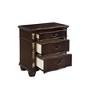 New Classic Furniture,Maximus Solid Wood 3-Drawer Nightstand in Madeira - 4 of 4