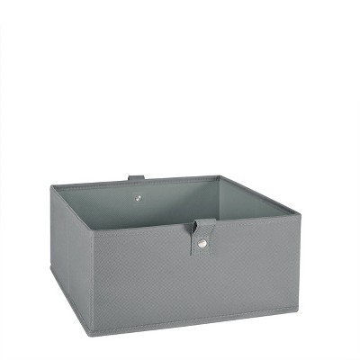 Gray Fabric Collapsible Kids Storage Cube Set