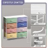Sorbus 8 Drawers Dresser- Storage Unit with Steel Frame, Wood Top, Fabric Bins - for Bedroom, Closet, Office and more - 4 of 4