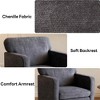 MAYEERTY Reading Chair with Armrest and Backrest Comfy Lounge Chair for Bedroom Waiting Room Reception Room - 3 of 4