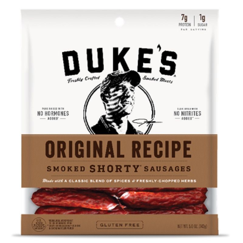 Duke&#39;s Original Recipe Shorty Smoked Sausages - 5oz, 1 of 5