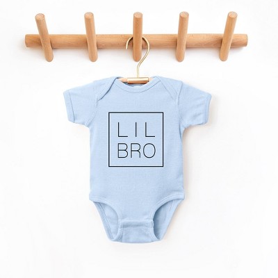 The Juniper Shop Lil Bro Square Baby Bodysuit