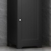 KTMBDW Bathroom Storage Cabinet, Small Corner Floor Cabinet with Door and Shelves, Narrow Toilet Paper Holder for Small Spaces - 3 of 4