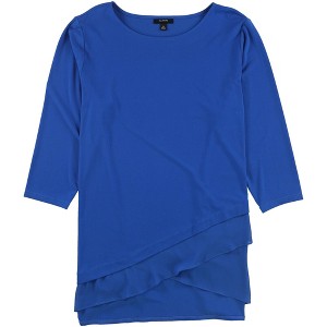 Alfani Womens Crossover Tunic Blouse - 1 of 1