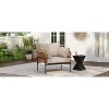Okak  36"W x 17"H Modern Patio Accent Chairs Wide Armchairs with 2 Extra Pillows,Set of 1/2,Outdoor Club Chairs for Porch,Garden&Backyard - 3 of 4