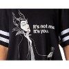 Disney Villains Womens' Maleficent It's You Nightgown Pajama Shirt Dress Black - 3 of 4