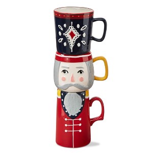 tagltd Nutcracker Stacking Mug Set of 3 16 oz - 1 of 3