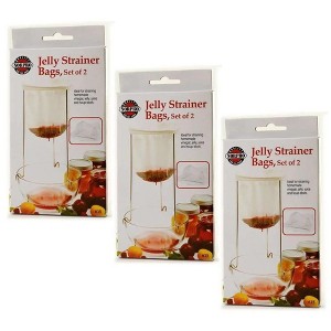 Norpro Cotton / Polyester Blend Reusable Jelly Strainer Bags - Set of 2 Bags - 1 of 4