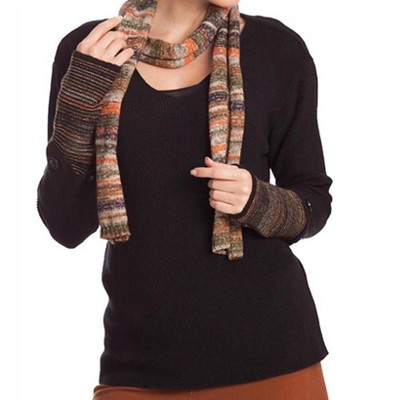 Women's Striped Detachable Sleeve Top - ANGEL