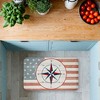Stupell Industries Nautical Flag with Compass Printed Anti-Fatigue Floor Mat, design by Kim Allen, 30"x18" - 4 of 4