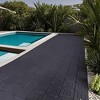 Chic Crate-12In DIY Interlocking Balcony Deck Tiles – Indoor/Outdoor | Easy Install | 44Pcs Dark Gray - 2 of 4
