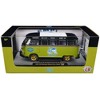 1960 Volkswagen Microbus Deluxe U.S.A. Model Lime Green and Black Ltd Ed to 6550 pieces 1/24 Diecast Model Car by M2 Machines - 3 of 3