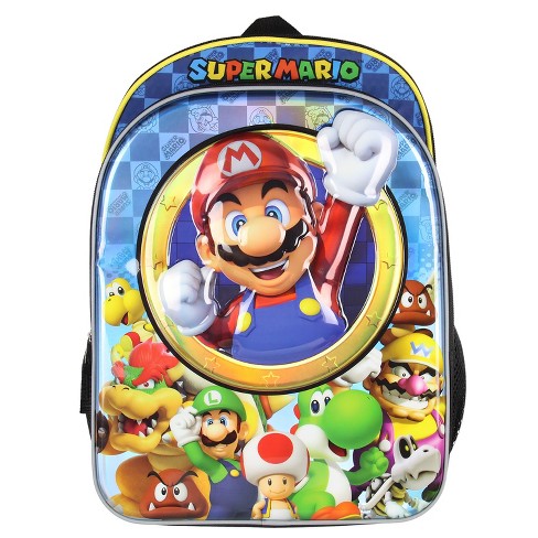 Nintendo Mario 5-Piece Backpack & Lunch Bag Set