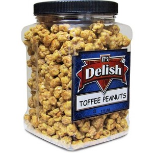 Toffee Coated Peanuts by It's Delish, 2.5 LBS Jumbo Reusable Container Jar - 1 of 3