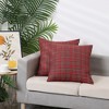 Unique Bargains Festive Plaid Scottish Tartan Pillow Covers 2 Pcs - 3 of 4