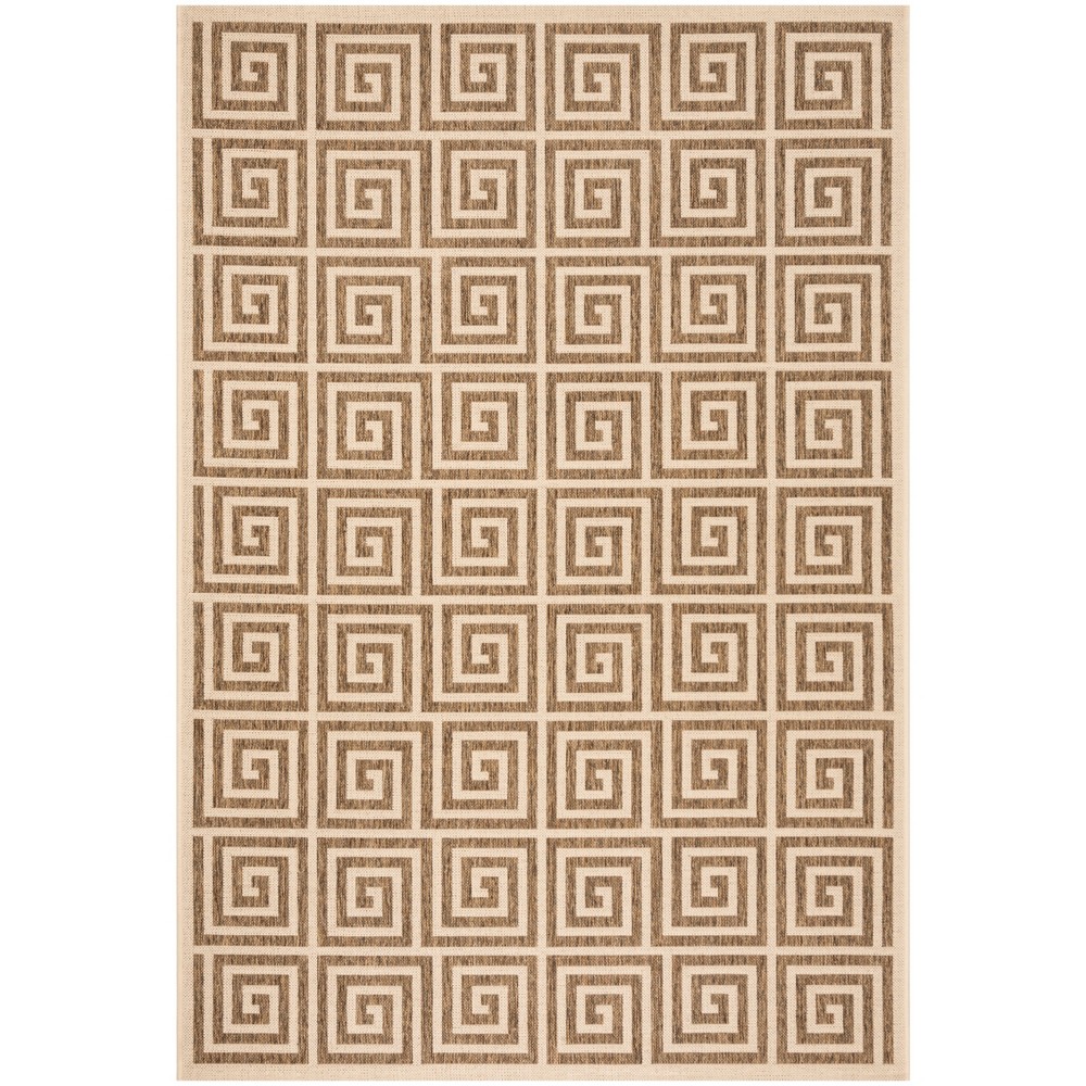 5'3inx7'6in Jenifer Geometric Loomed Rug Beige/Cream - Safavieh