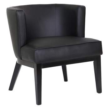 Ava Accent Chair Black - Boss Office Products
