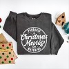 Simply Sage Market Probably Watching Christmas Movies Garment Dyed Sweatshirt - 3 of 4